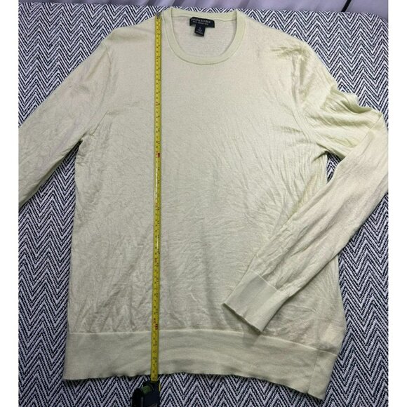 Banana Republic Other - Banana Republic Men's Yellow 100% Merino Wool Crewneck Professional Sweater L